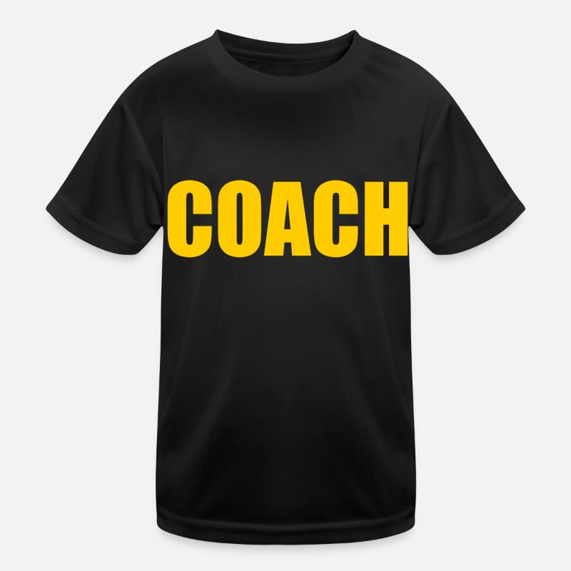 Coach - Kinder Funktions-T-Shirt - Schwarz