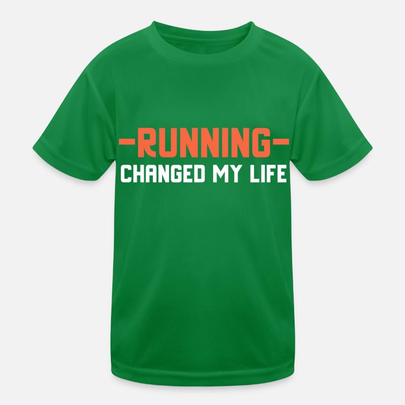 Course a pied, running T-shirt sport Enfant
