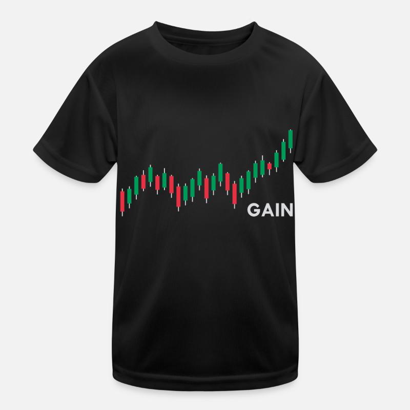 Forex Trader - Candlestick Chart - Trading Shirt Kinder Funktions-T-Shirt
