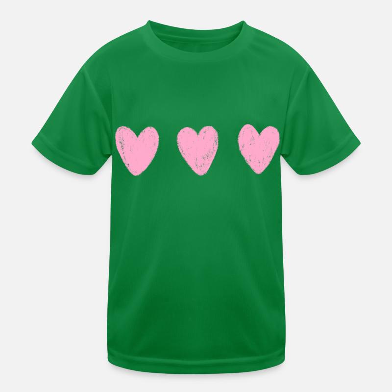 3 Hearts Kids Functional T-Shirt