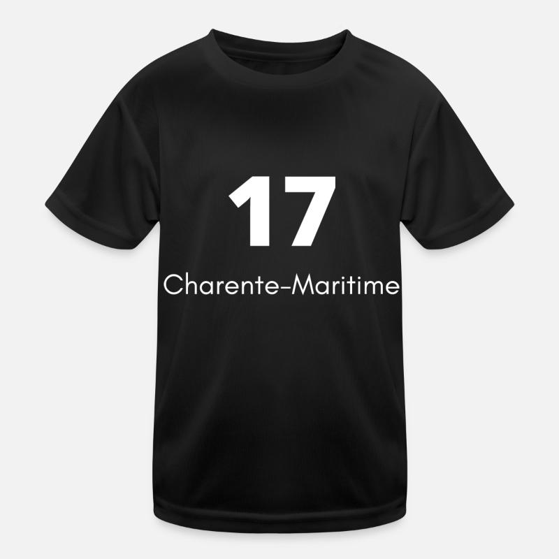17 Charente Maritime Kids Functional T-Shirt