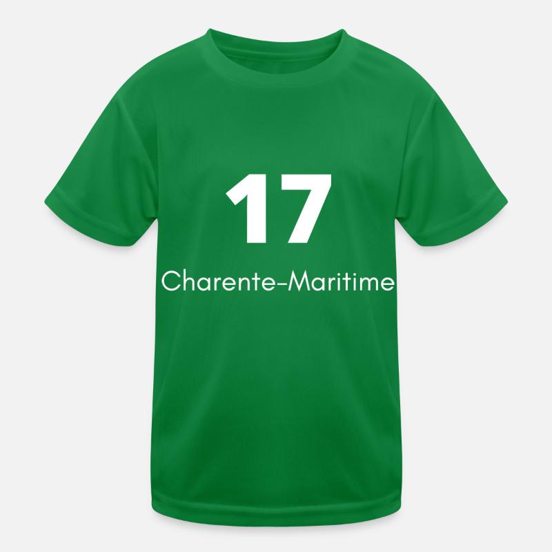17 Charente Maritime T-shirt sport Enfant