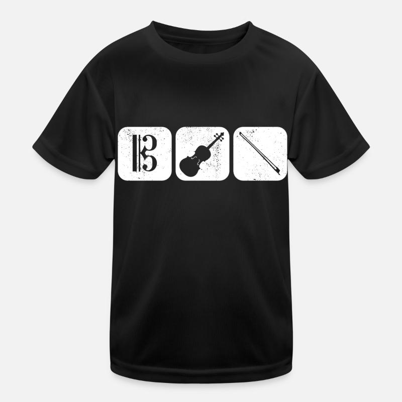 Viola Key Viola Viola Violist Kids Functional T-Shirt