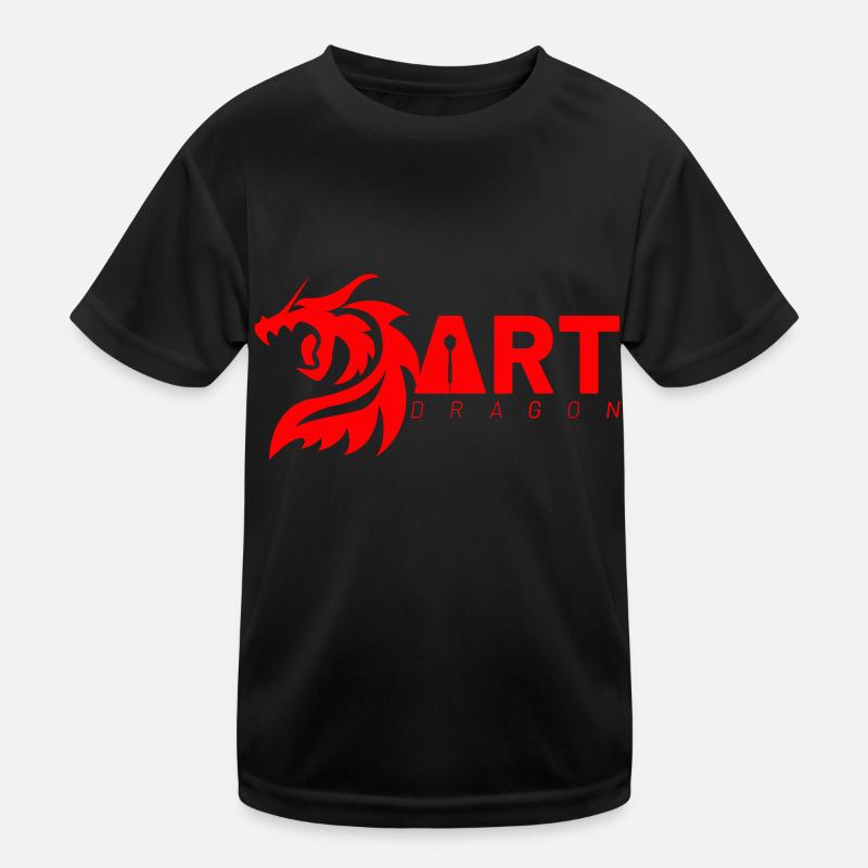 Dart Dragon Kinder Funktions-T-Shirt