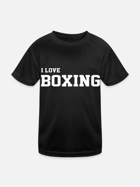 je peux pas j'ai BOXE BEST-SELLER🌟🌟 - T-shirt sport Enfant - noir - Devant