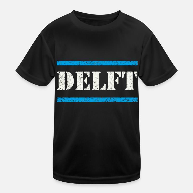 Delft Kinder Funktions-T-Shirt