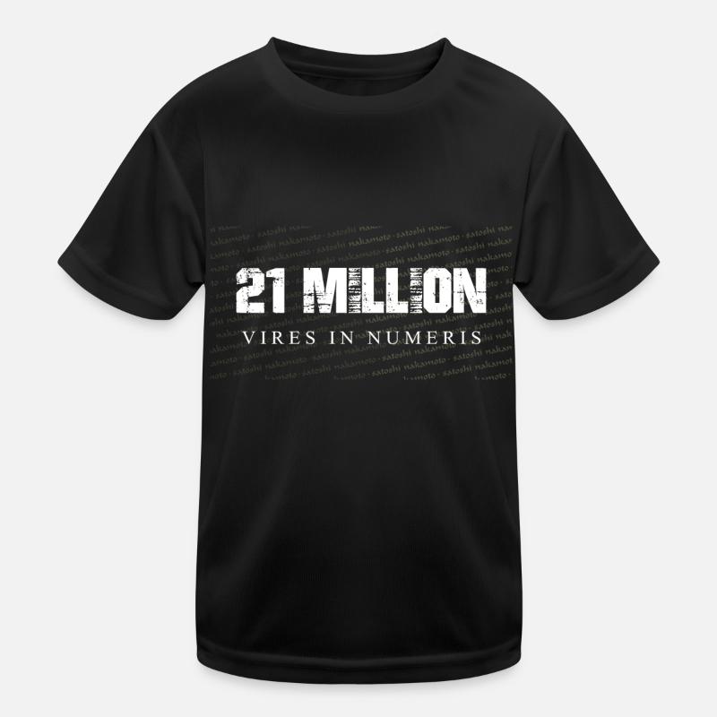 21 Million - Bitcoin - Veris in Numeris Kids Functional T-Shirt