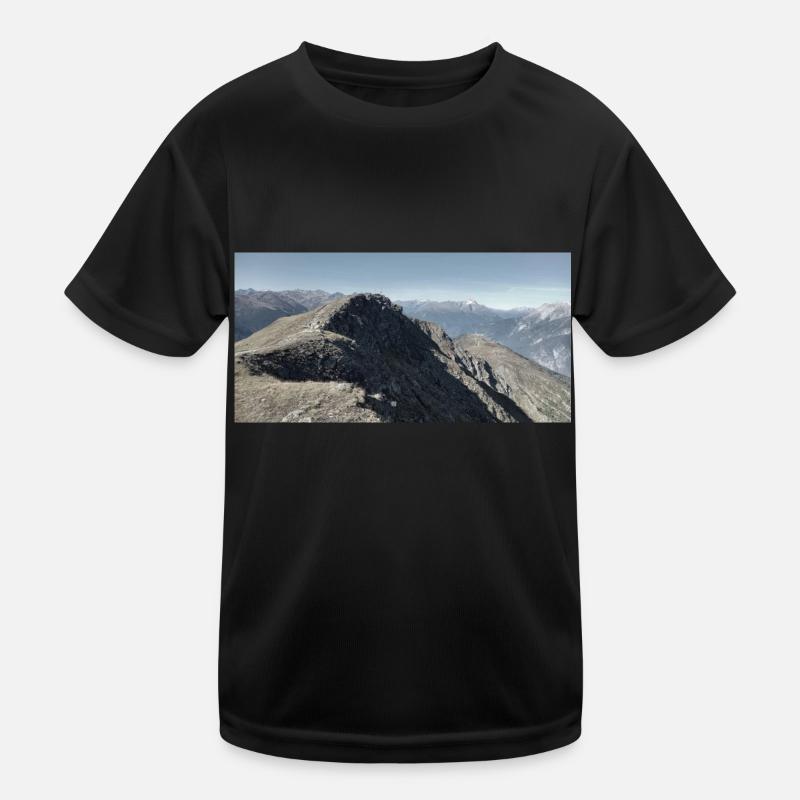 Berge Kinder Funktions-T-Shirt