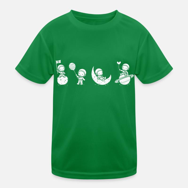 Astro Boys White Kinder Funktions-T-Shirt