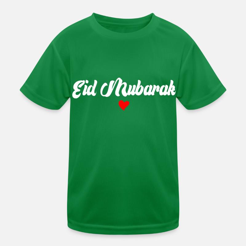 Islam Eid Mubarak Kids Functional T-Shirt