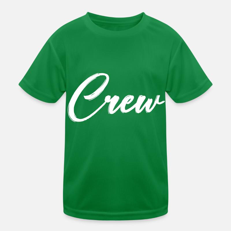 crew Kinder Funktions-T-Shirt