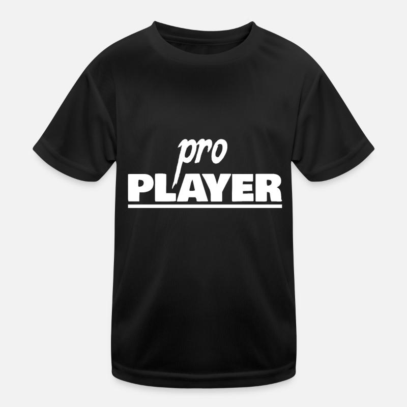 PRO PLAYER blanc, unisexe T-shirt sport Enfant