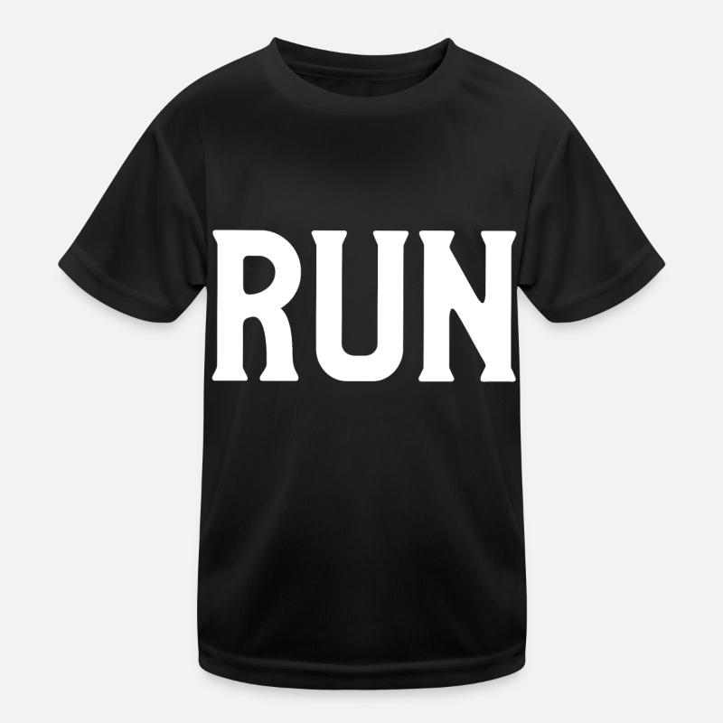 run Kinder Funktions-T-Shirt