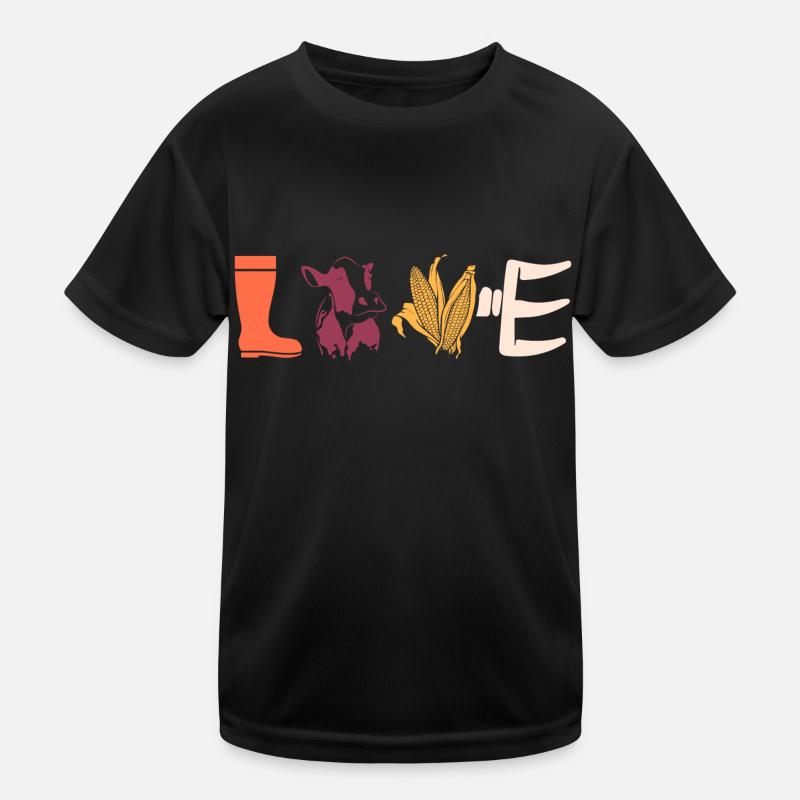 Love paysan cadeau de la vie rurale T-shirt sport Enfant