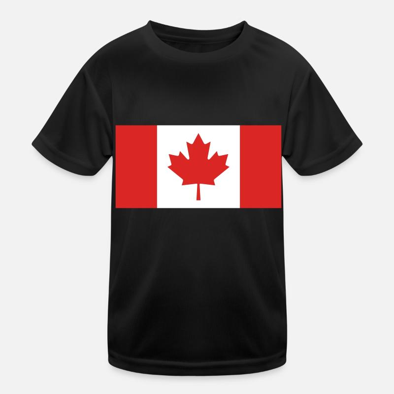Drapeau du Canada T-shirt sport Enfant