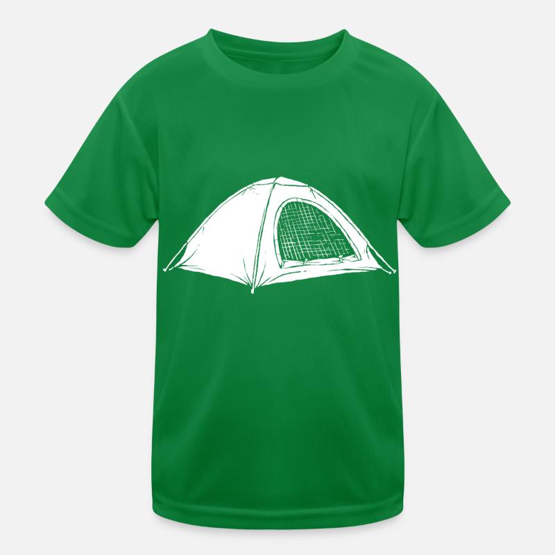Camping Tent Kids Functional T-Shirt