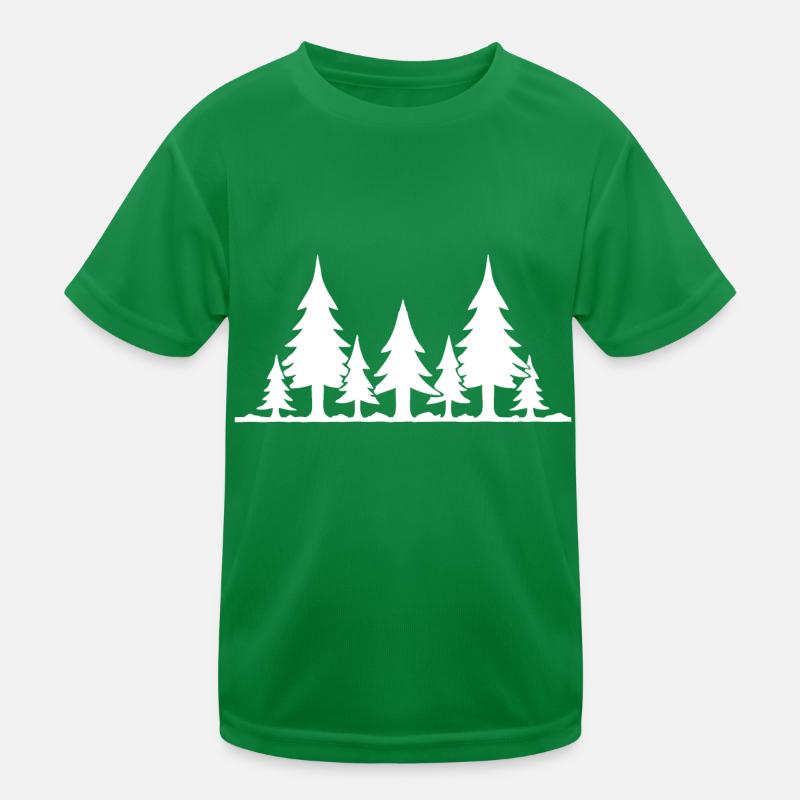 Wald Kinder Funktions-T-Shirt