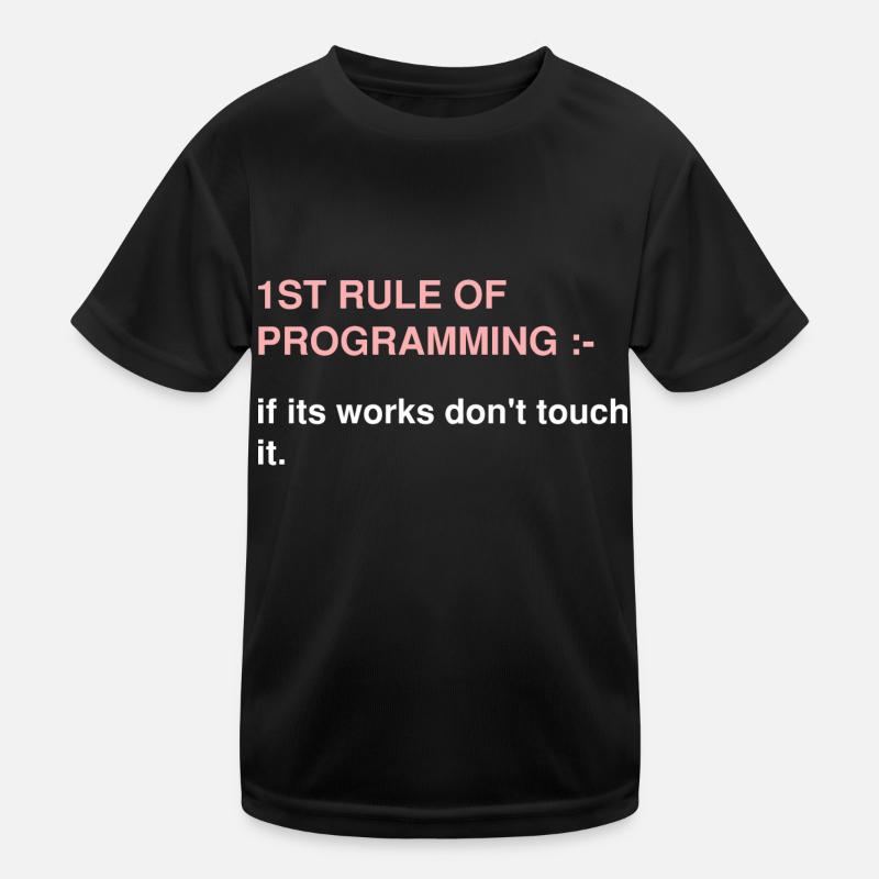 Cyber Security Design for IT Security and Hackers Kids Functional T-Shirt