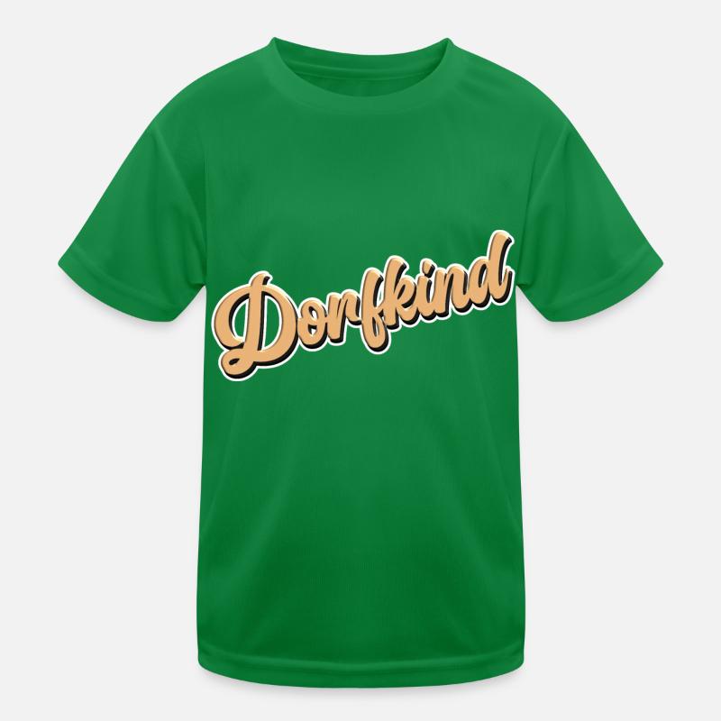 Dorfkind, Land, Eifel, Dorf, Spruch, fun Kinder Funktions-T-Shirt
