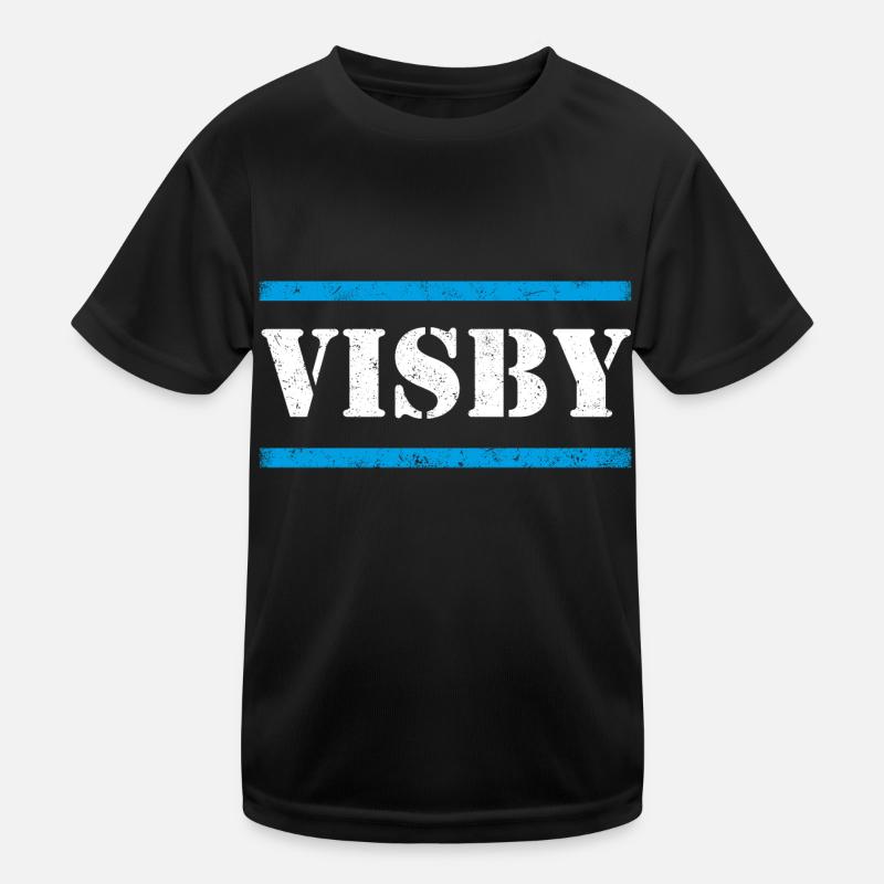 Visby Kinder Funktions-T-Shirt