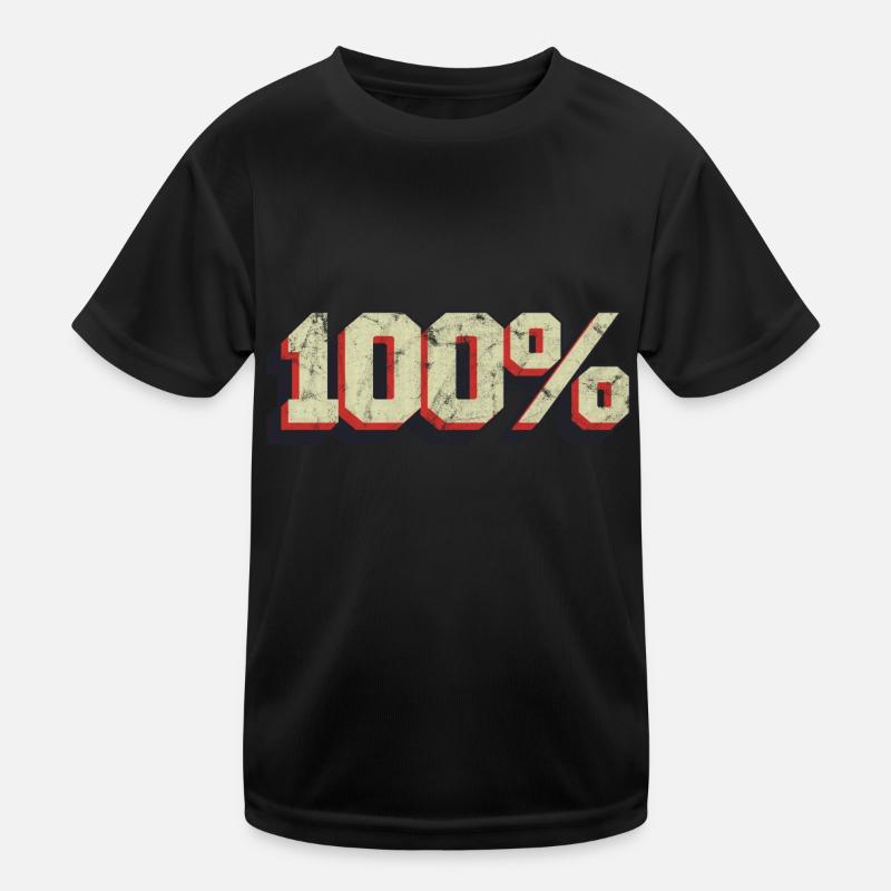 100% Vintage Kinder Funktions-T-Shirt
