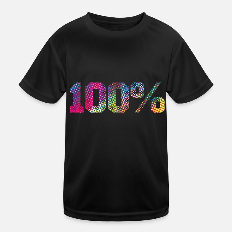 100% Kinder Funktions-T-Shirt