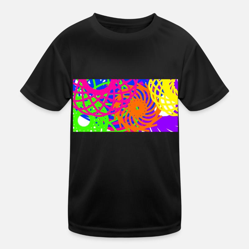 Muster Kinder Funktions-T-Shirt