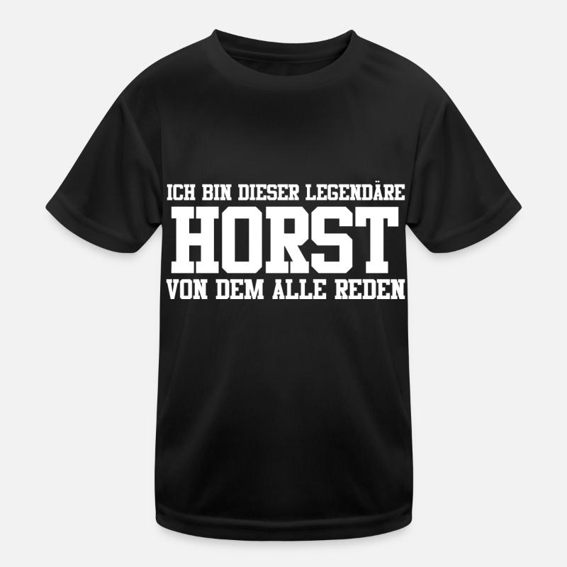Horst Name Design Kinder Funktions-T-Shirt