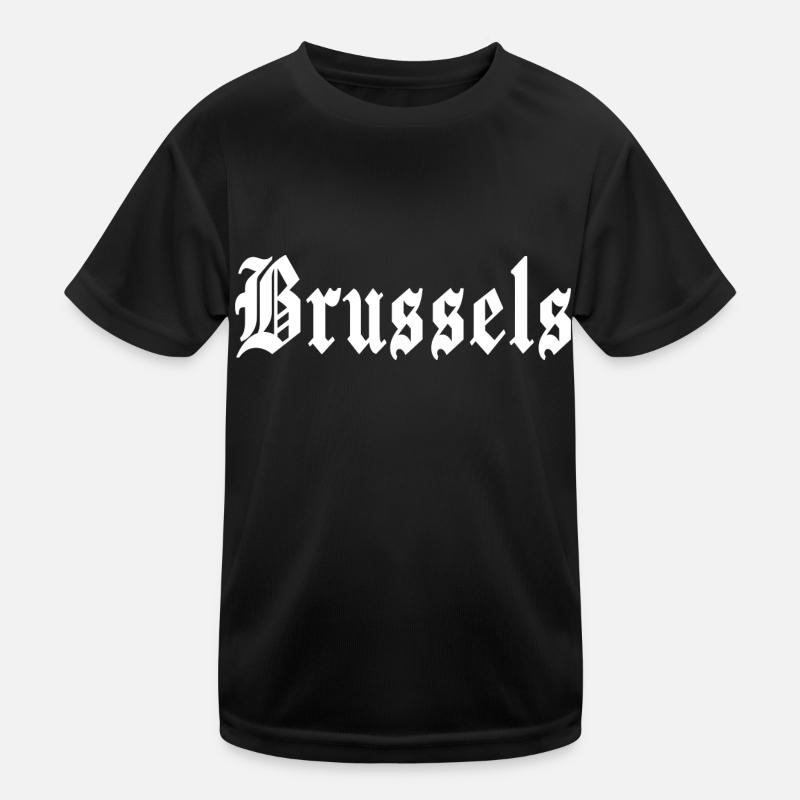 Brussels - Kids Functional T-Shirt - black