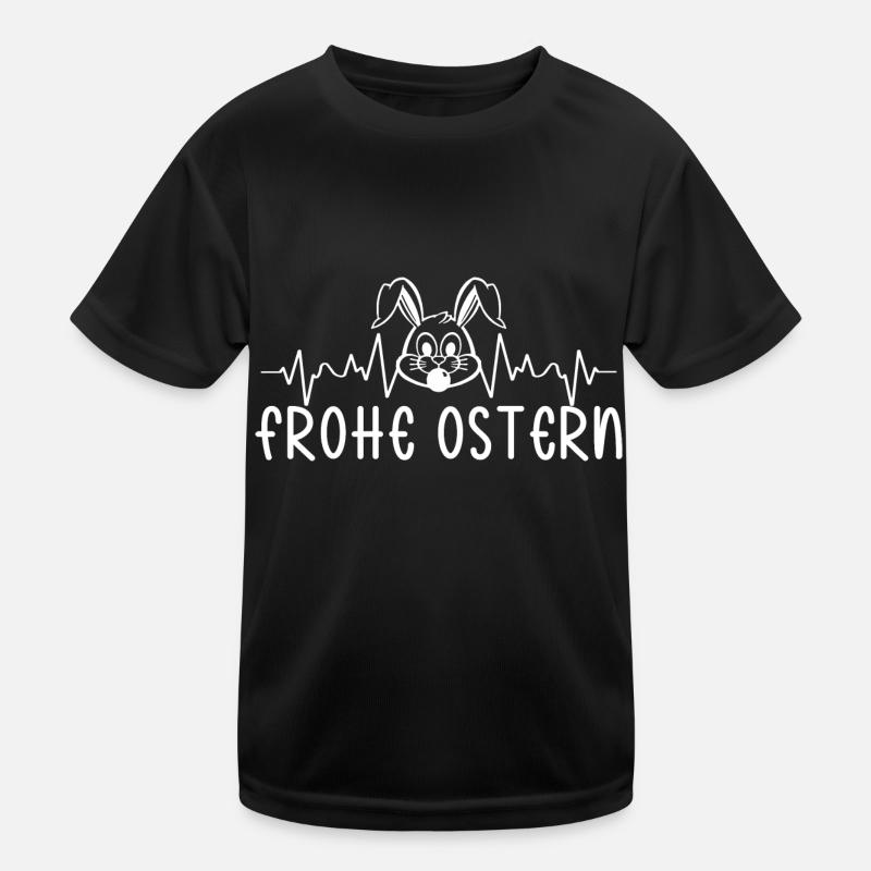 Frohe Ostern Kinder Funktions-T-Shirt