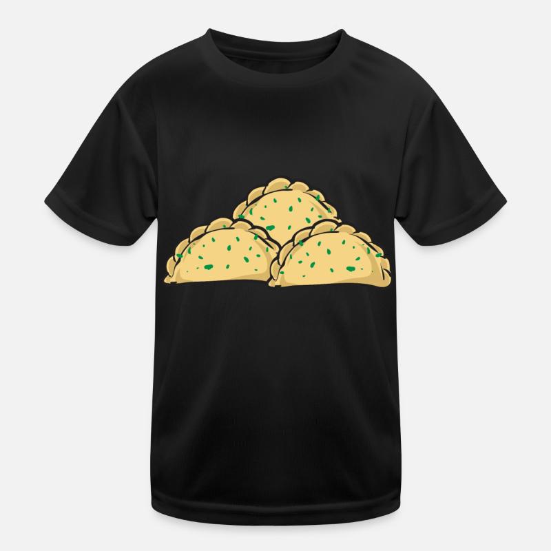 Polnisches Essen Pierogi Kinder Funktions-T-Shirt