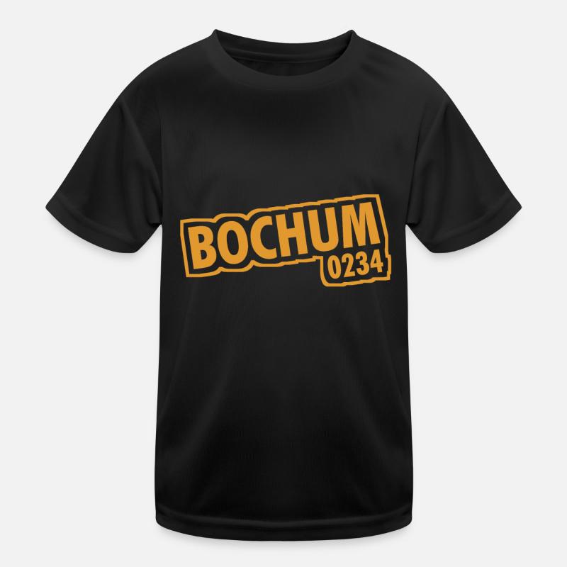 Bochum - 0234 - Dialling Code - NRW - Ruhrpott Kids Functional T-Shirt