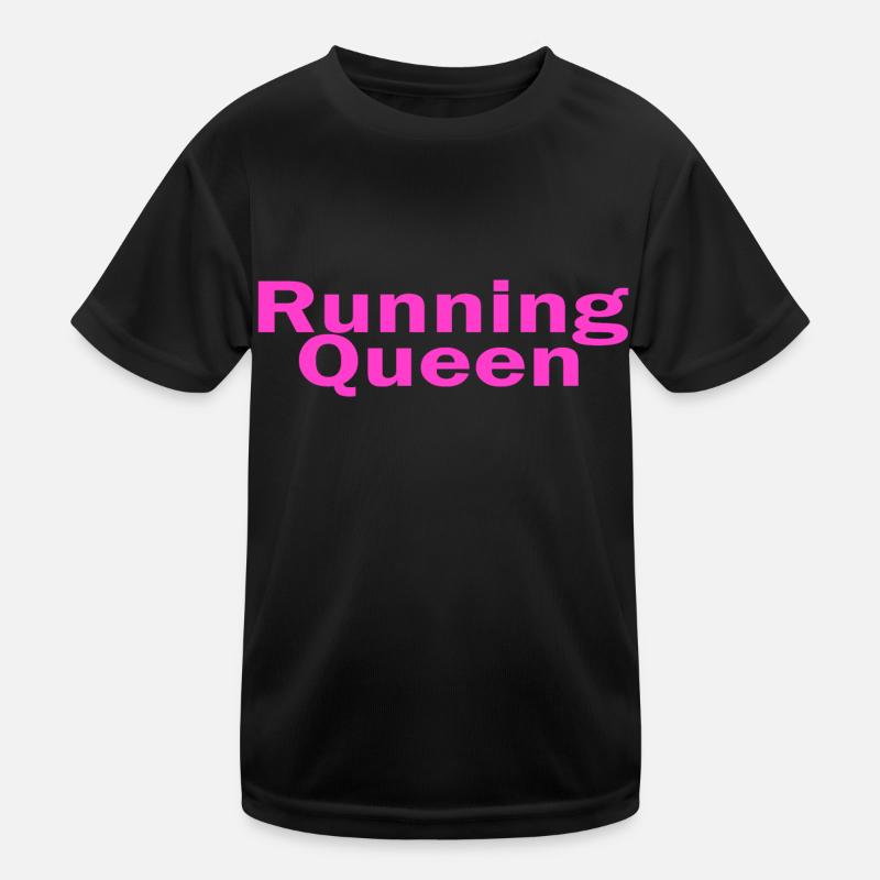 Running Queen Kinder Funktions-T-Shirt