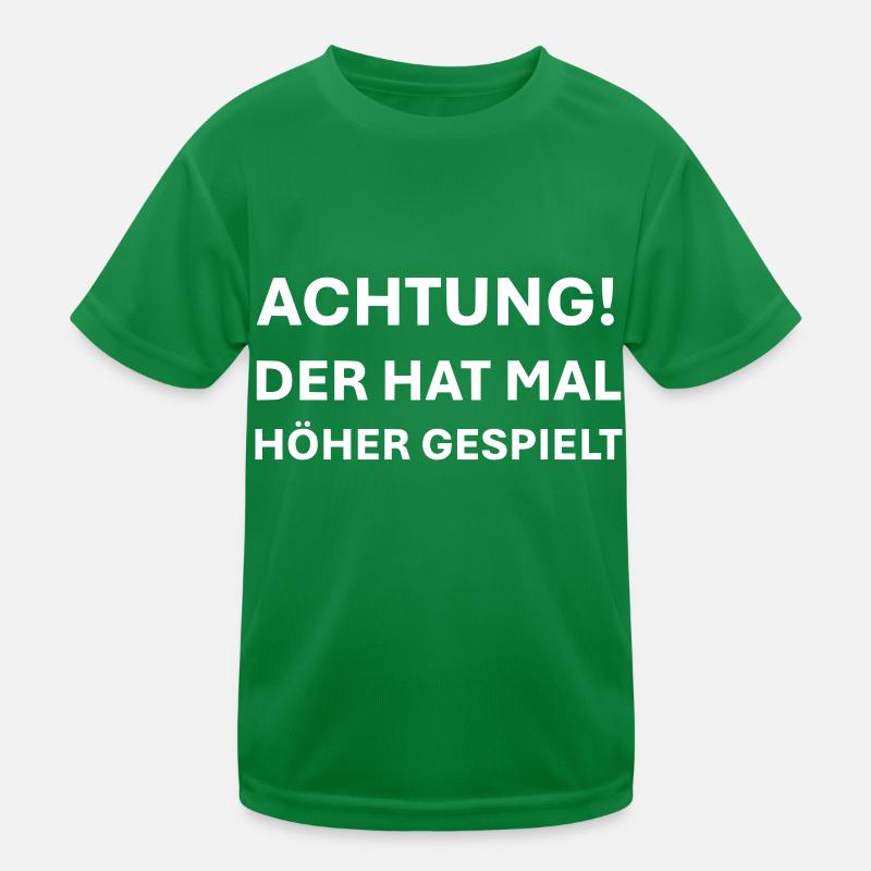 Attention, il a déjà joué plus haut T-shirt sport Enfant