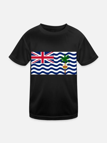 British Indian Ocean Territory - Kids Functional T-Shirt - black