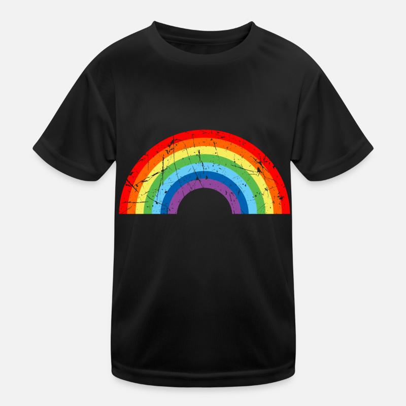 Rainbow Kinder Funktions-T-Shirt