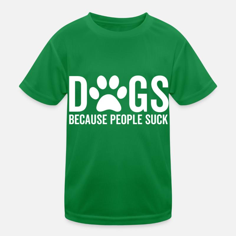 Chiens parce que les gens sont nuls T-shirt sport Enfant