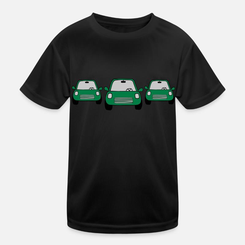 3 Autos Comic Kinder Funktions-T-Shirt