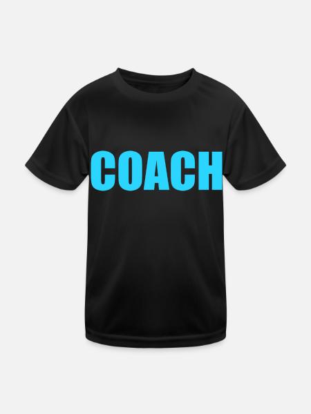 Coach - Kids Functional T-Shirt - black - Front