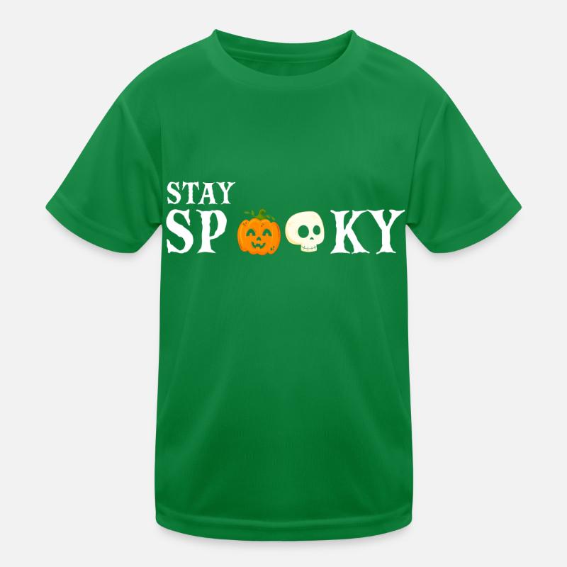 Restez effrayant Mignon Drôle Halloween Designs T-shirt sport Enfant