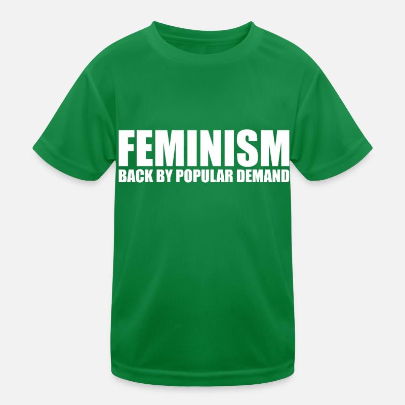 Citation sur le féminisme T-shirt sport Enfant