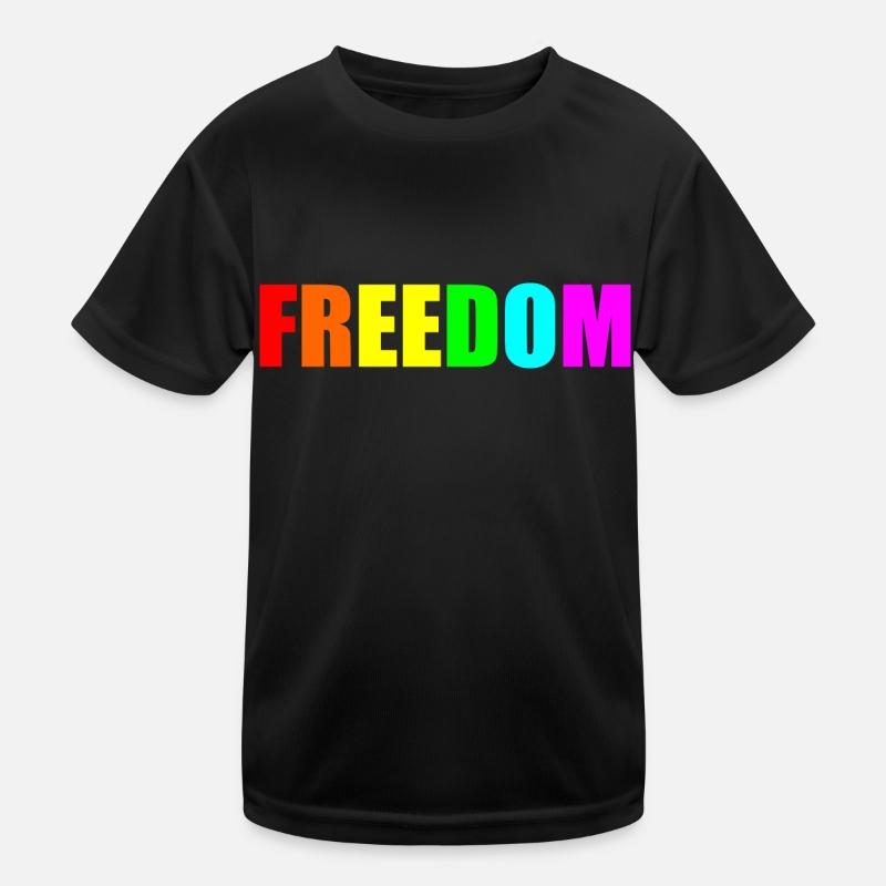 Freiheit Kinder Funktions-T-Shirt