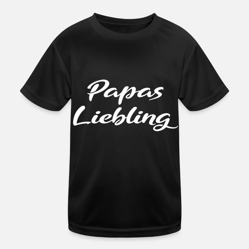 Papas Liebling Geschenk Kinder Funktions-T-Shirt