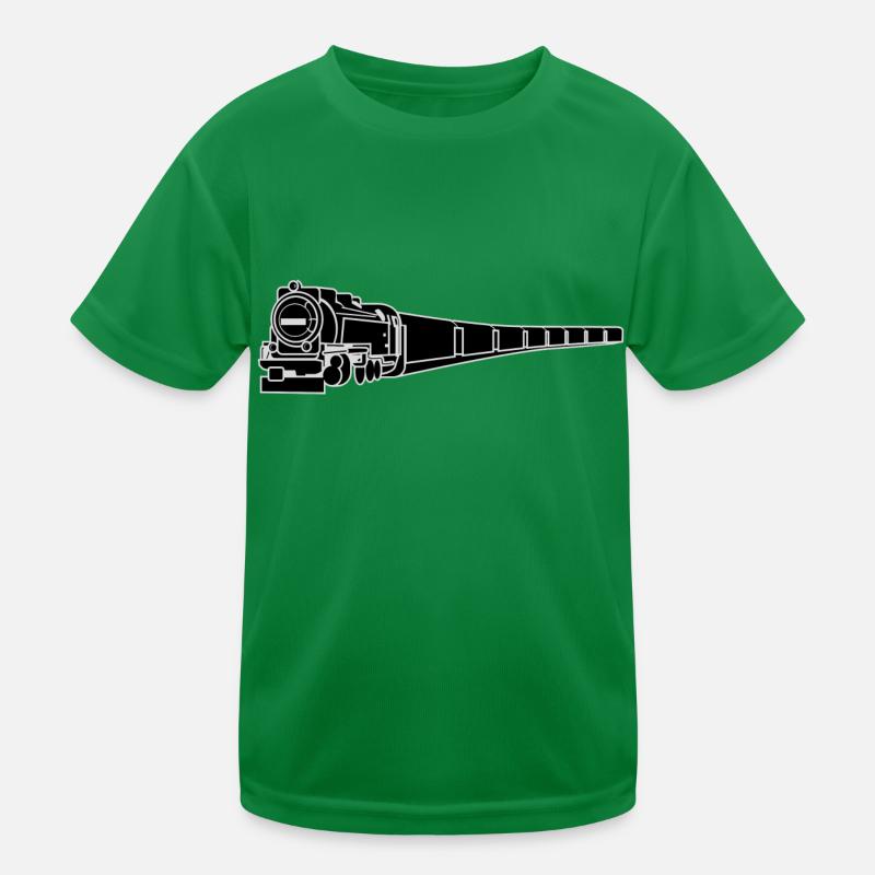 vinted retro railway train Kinder Funktions-T-Shirt