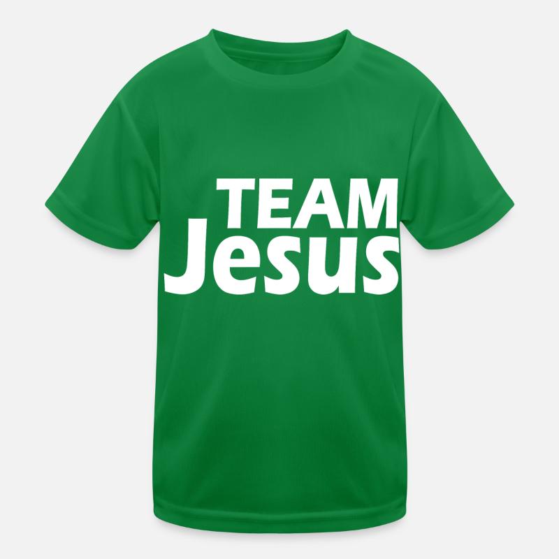 Team jesus T-shirt sport Enfant