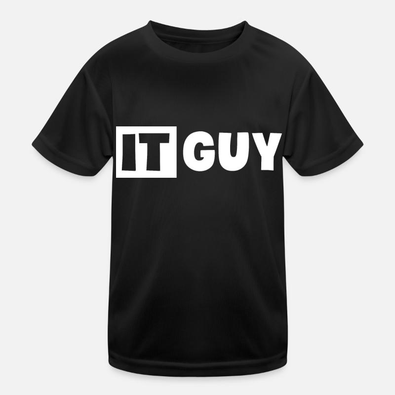 IT-Typ Lustiger Informationstechnologie-Tech-Desktop Kinder Funktions-T-Shirt