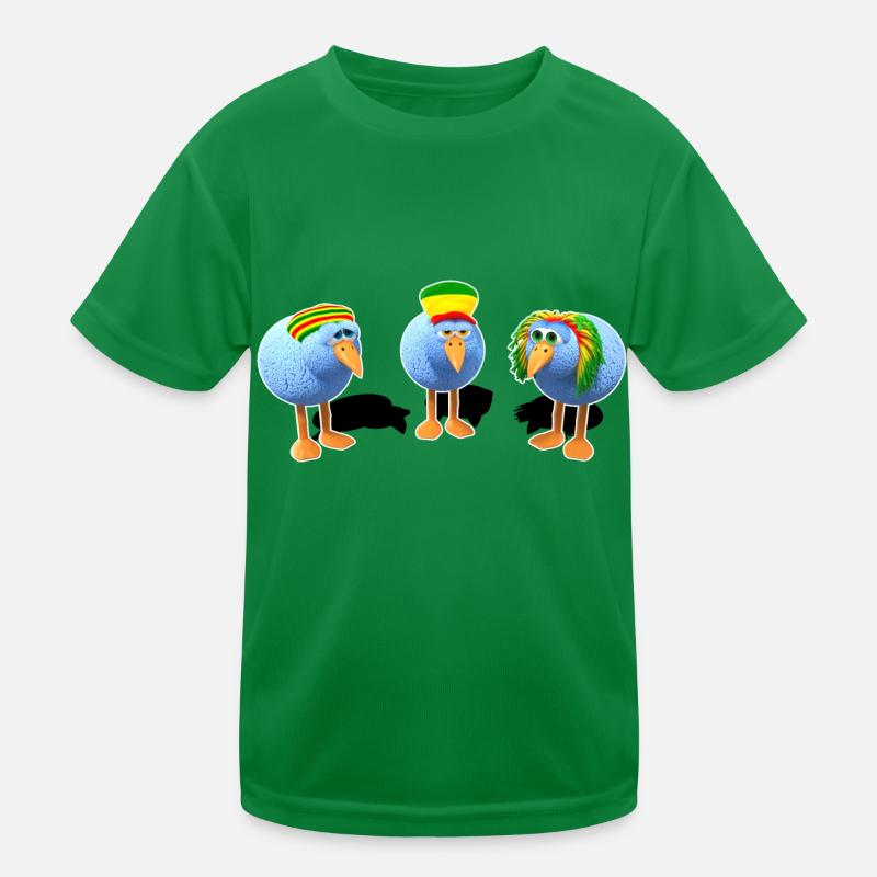 Three little Reggae Birds Kids Functional T-Shirt