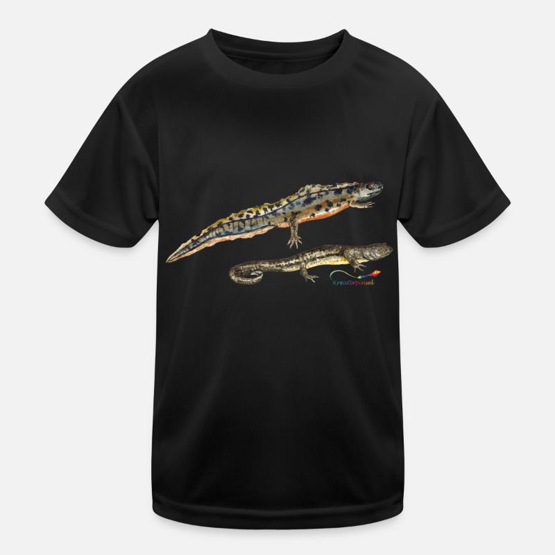 Pond Newts Kids Functional T-Shirt