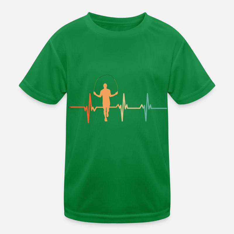 Heartbeat Springseil Kinder Funktions-T-Shirt