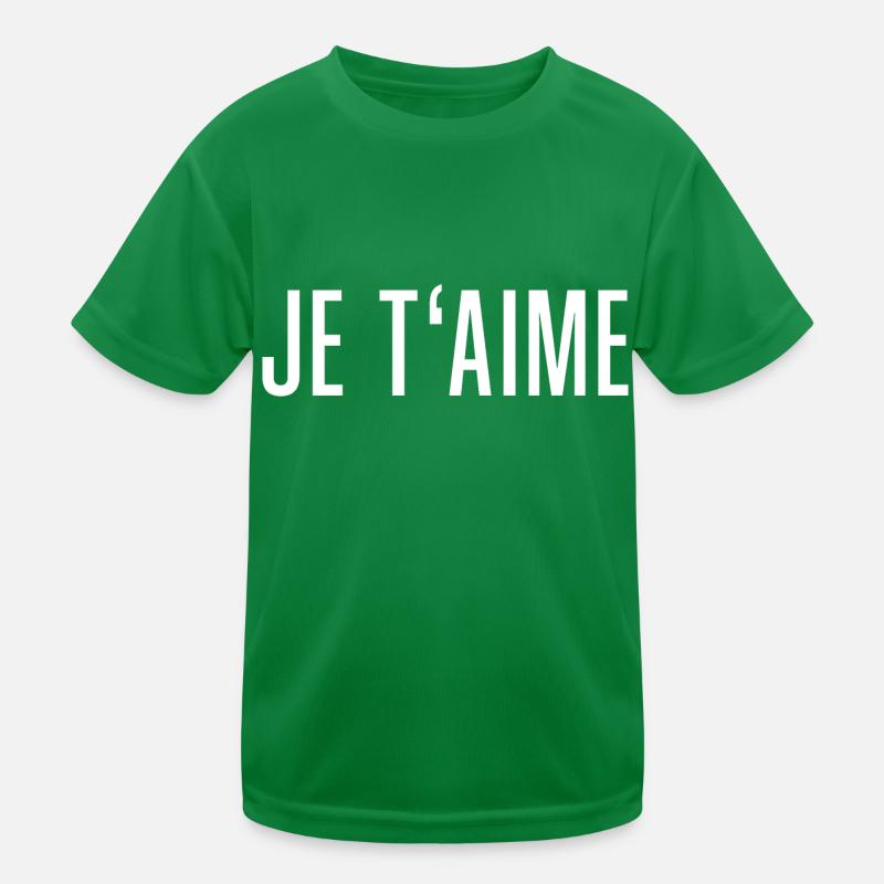 Je t´aime Kinder Funktions-T-Shirt